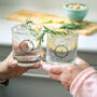 Personalised Couple's Birth Flower Wreath Glasses, thumbnail 2 of 5