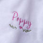 Personalised Lamb Baby Comforter Blanket Toy, thumbnail 3 of 6