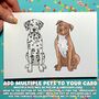 Personalised Pitbull Terrier Birthday Celebration Card, thumbnail 12 of 12