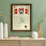 Framed Surname History Scroll With Coat Of Arms, thumbnail 1 of 12