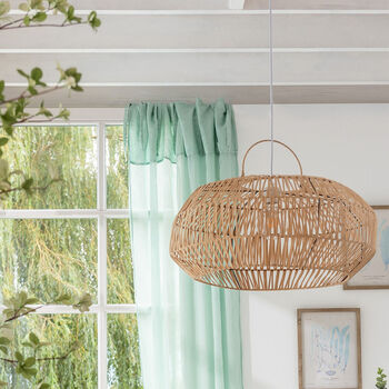 Natural Rattan Pendant Lampshade, 3 of 5