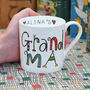 Grandma's Favourite Bone China Personalised Mug, thumbnail 2 of 4
