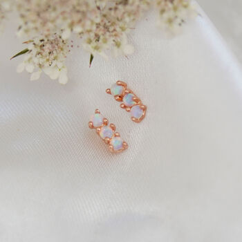 Opal Stud Earrings, 4 of 8