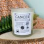 Personalised Cancer Horoscope Star Sign Candle, thumbnail 3 of 11