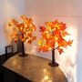 LED Warm White Light Up Maple Leaf Autumn Tree, thumbnail 2 of 9