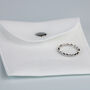 Sterling Silver Diamond Shape Band Adjustable Ring, thumbnail 7 of 7