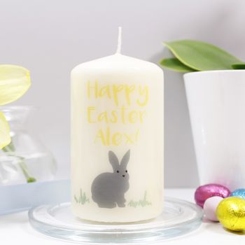 Personalised Happy Easter Candle, 4 of 8