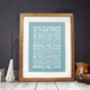 Personalised Favourite Song Print, thumbnail 3 of 8