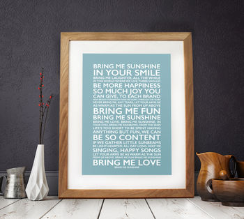 Personalised Favourite Song Print, 3 of 8