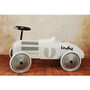 Ride On Racing Car White Or Silver, thumbnail 1 of 2