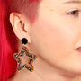 Acrylic Star Earrings, thumbnail 2 of 10