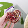 Couples Initials Heart Rose Decoration, thumbnail 2 of 7