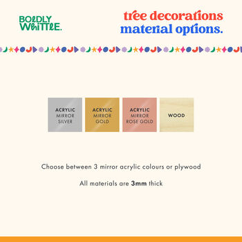 New Baby First Christmas Tree Decoration, 8 of 8