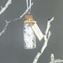 Tiny Bottle Of Snow Personalised Hanging Decoration, thumbnail 5 of 12