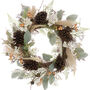 Faux Eucalyptus And Fir Cone Wreath, thumbnail 2 of 2