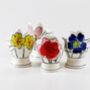 Molly Hatch Set Of Four Floral Egg Cups, thumbnail 2 of 2