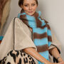 100% Recycled Cosy Striped Winter Scarf, thumbnail 7 of 10