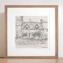 Hand Drawn Bespoke House Sketch, thumbnail 3 of 11