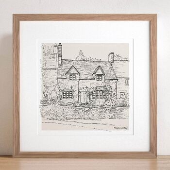 Hand Drawn Bespoke House Sketch, 3 of 11