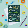 Any Age Dinosaur Birthday Card, Boys Birthday Card, thumbnail 1 of 9