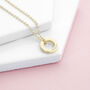 Personalised Mini Ring Necklace, thumbnail 3 of 8