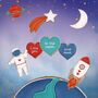 Hand Iced To The Moon And Back Biscuit Tin, thumbnail 1 of 4