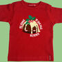 Personalised Cute All Good In The Pud Christmas T Shirt, thumbnail 1 of 8
