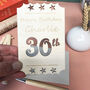 Personalised 30th Birthday Wooden Card, thumbnail 7 of 8