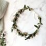 Preserved Eucalyptus And Baby’s Breath Hair Crown, thumbnail 2 of 12