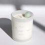 March Birthstone Aquamarine Crystal Candle, thumbnail 1 of 6