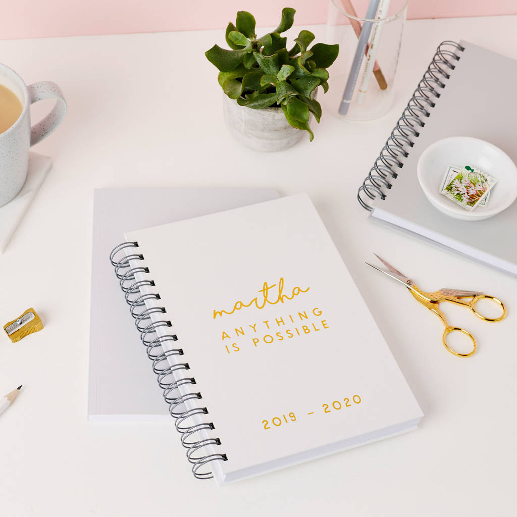 Modern Mid Year Or Academic Diary By Martha Brook | Notonthehighstreet.com