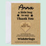 Personalised Name Pocket Hug – Thank You Keepsake, thumbnail 5 of 7