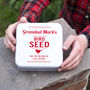 Personalised Garden Bird Seed Tin, thumbnail 1 of 6