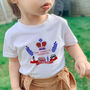 Hm King Charles Coronation T Shirt / Kids Baby Toddler, thumbnail 6 of 6