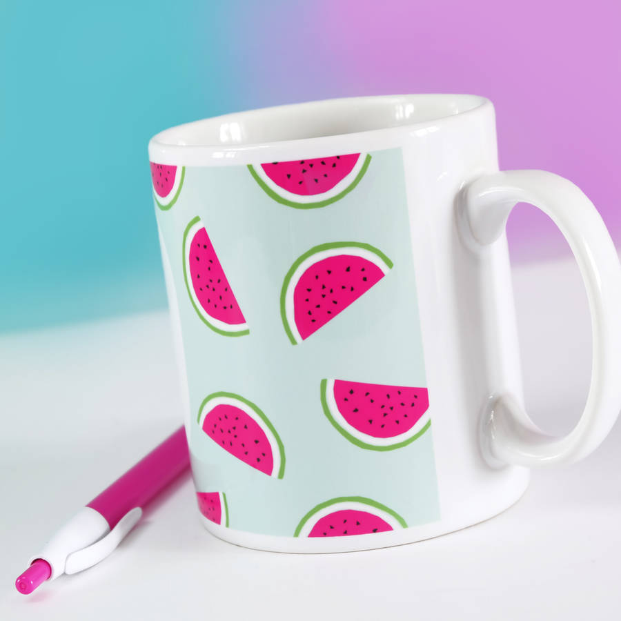 get stuff done watermelon motivation mug by paper plane ...