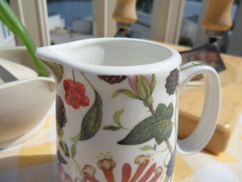 Cream Jug In Hedgerow Bramble Design, 2 of 7