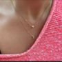 Layered Letter/Initial Star Necklace, thumbnail 5 of 5