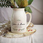 Personalised Christmas Flower Jug, thumbnail 1 of 4