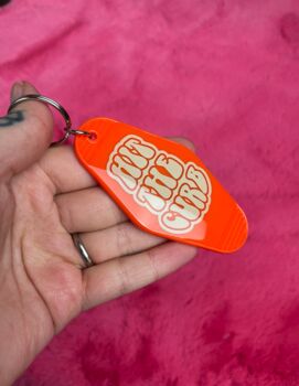 Hit The Curb Motel Keychain Keyring, 7 of 7