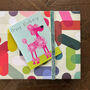 Mini Pink Poodle Birthday Card, thumbnail 2 of 3