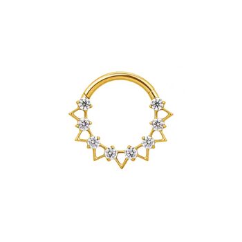Orbit 10mm Titanium Daith Hoop, 2 of 5