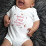 Personalised First Christmas Baby Vest, thumbnail 1 of 3