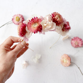 Flower Headband Of Dried Flowers, 5 of 5