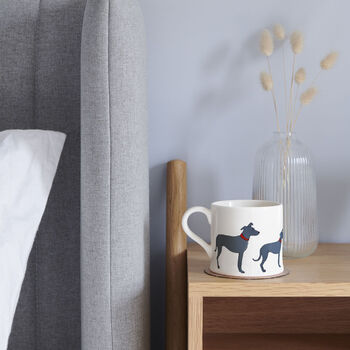 Organic Lurcher Tea Towel – A Delightful Gift For Dog Lovers, 5 of 12