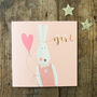 Gold Foiled Baby Bunny Girl Card, thumbnail 5 of 5