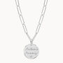 Personalised Disc Dainty Link Chain Necklace, thumbnail 5 of 7