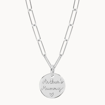 Personalised Disc Dainty Link Chain Necklace, 5 of 7