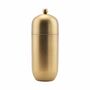 Brushed Brass Cocktail Shaker, thumbnail 2 of 4
