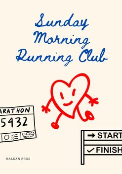 A4 Print, Sunday Morning Running Club, 5 of 5