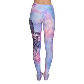 Sky Is The Limit Yoga Leggings Hand Drawn Design, 5 of 6